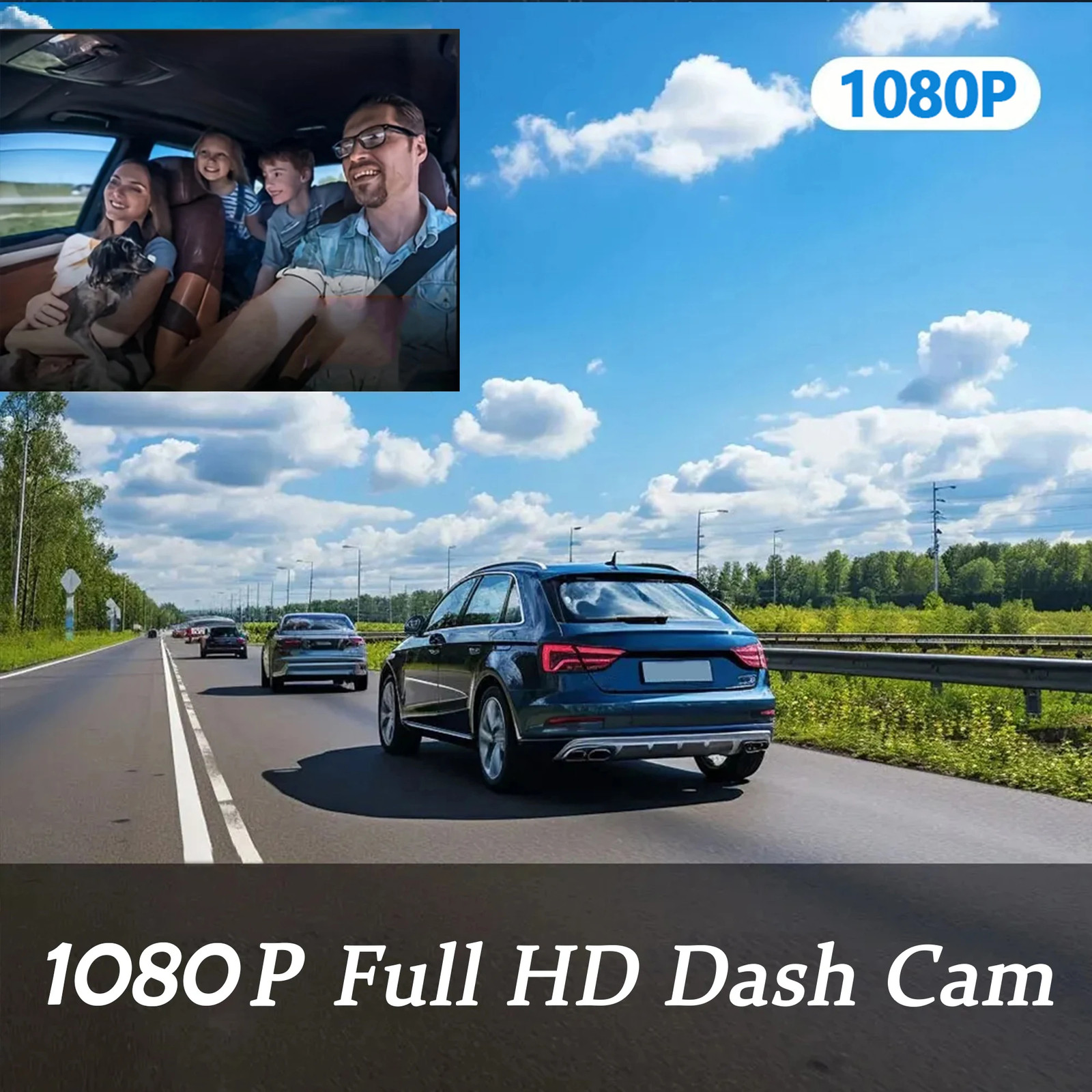Dual Lens Car DVR FHD 1920 1080P Dash Camera Cabin Dashcam Vehicle Video Dash