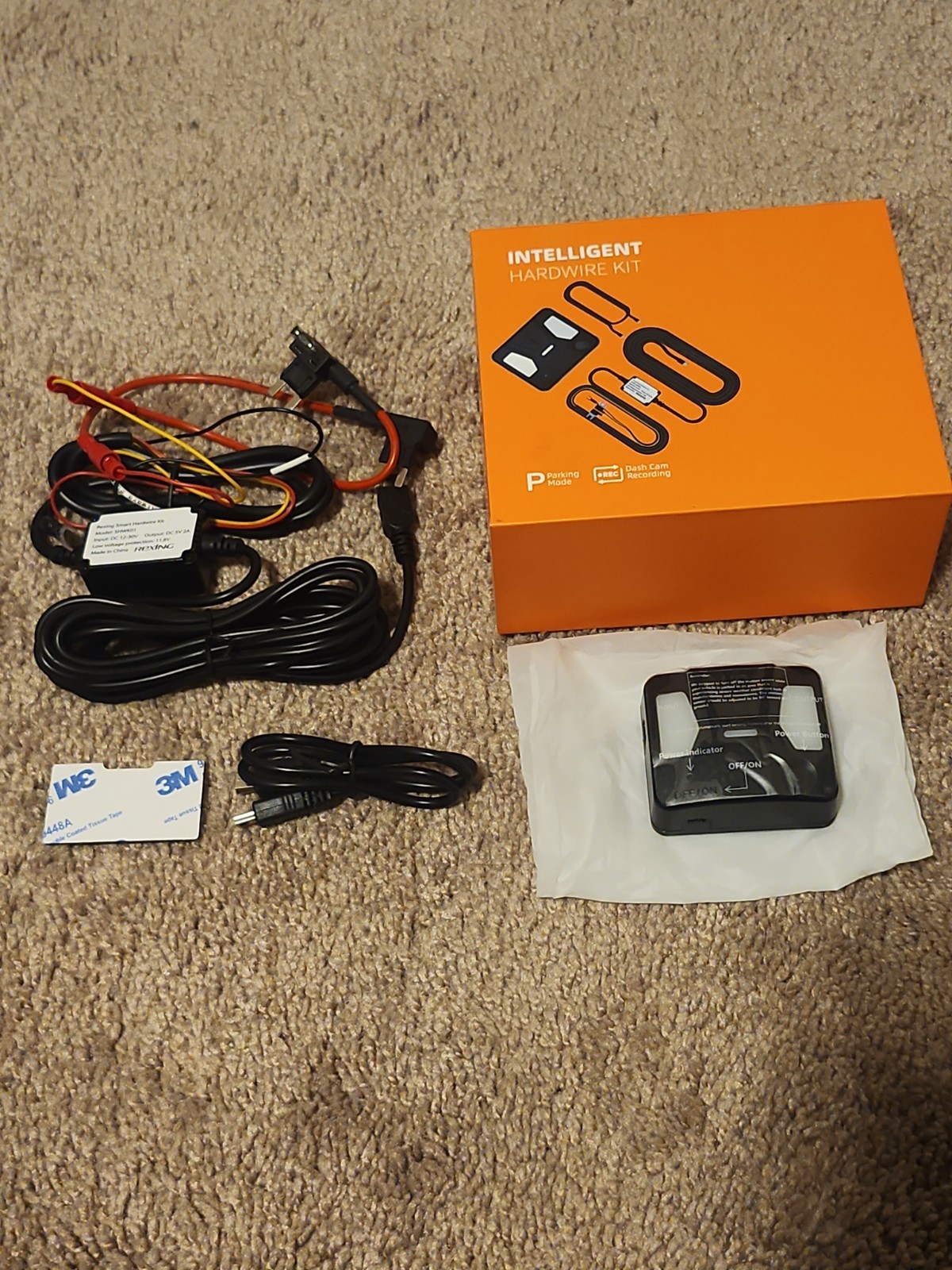 Rexing Intelligent Hardwire Kit for Dash Cam Parking Monitoring Accessory
