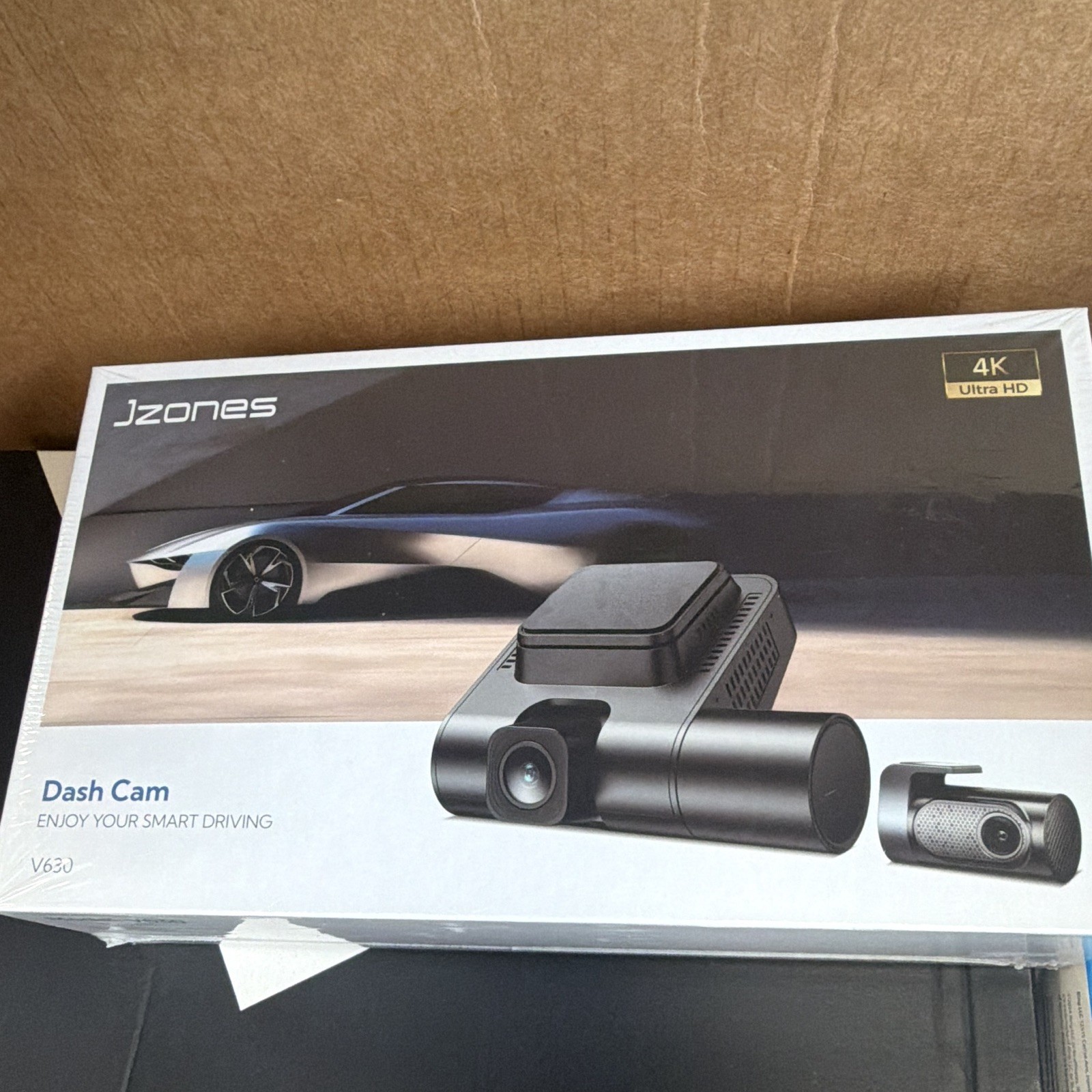 Jzones 4K Dash Cam, Dash Camera for Cars with STARVIS 2 HDR Night Vision V630