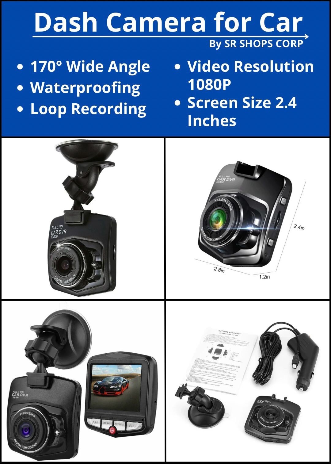 Dash cameras for cars