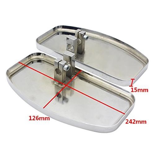 Motorcycle Floorboards Fit for HONDA SHADOW VT400 1997-2003 / HONDA STEED Rear
