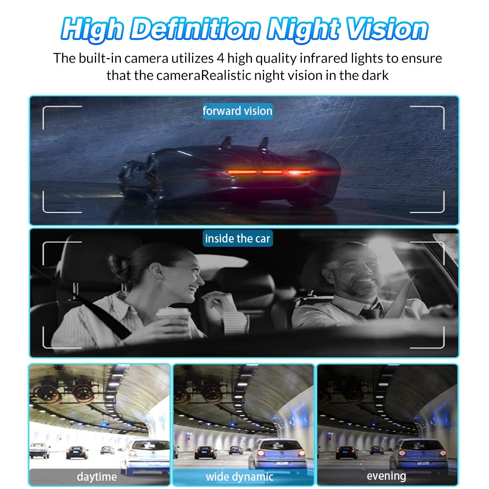 1080P Dash Camera 4 Channels 4 Lens FHD 1080P Of Vehicle Models Dash Camera
