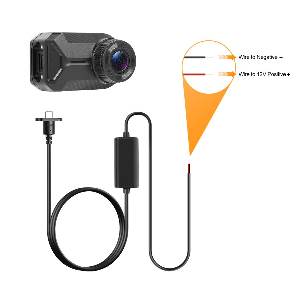 2K Motorcycle Driving Dash Camera DVR Camcorder Loop Recording Waterproof WiFi