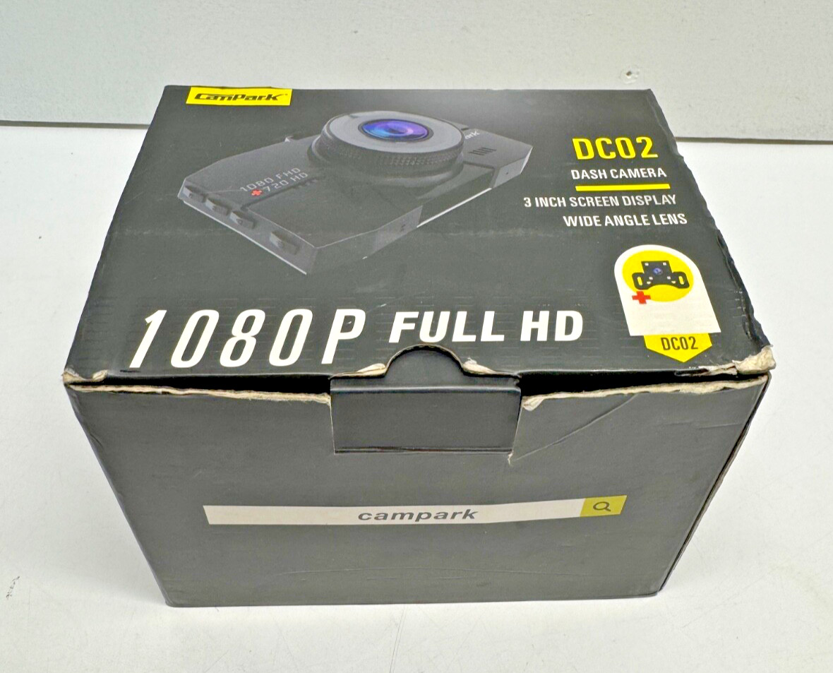 Cam Park DC02 1080P Full HD Dash Camera- pre-owned