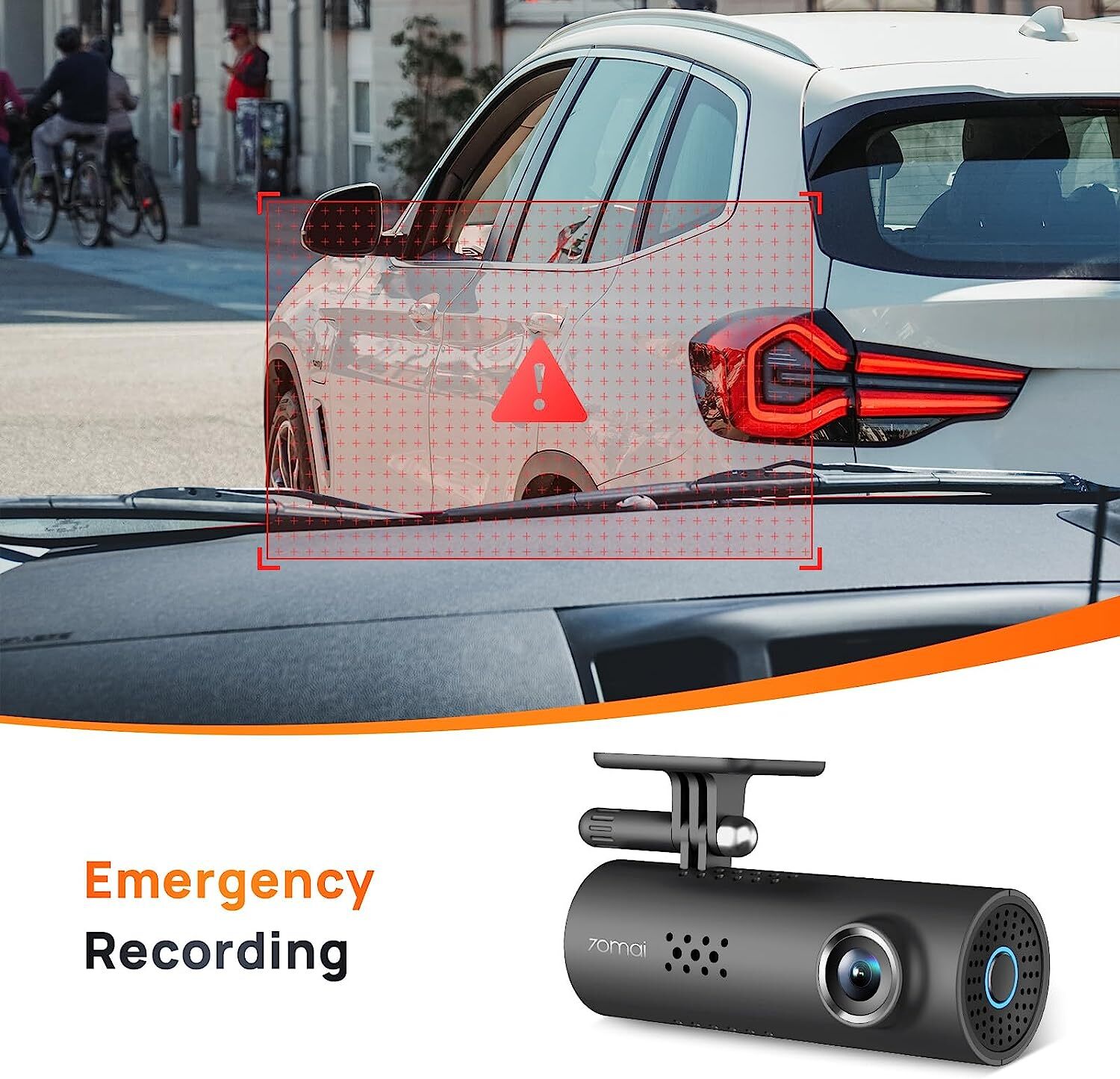 70Mai Smart Dash Cam 1S Recorder Camcorder1080P Night Vision Wide Angle G-Senso