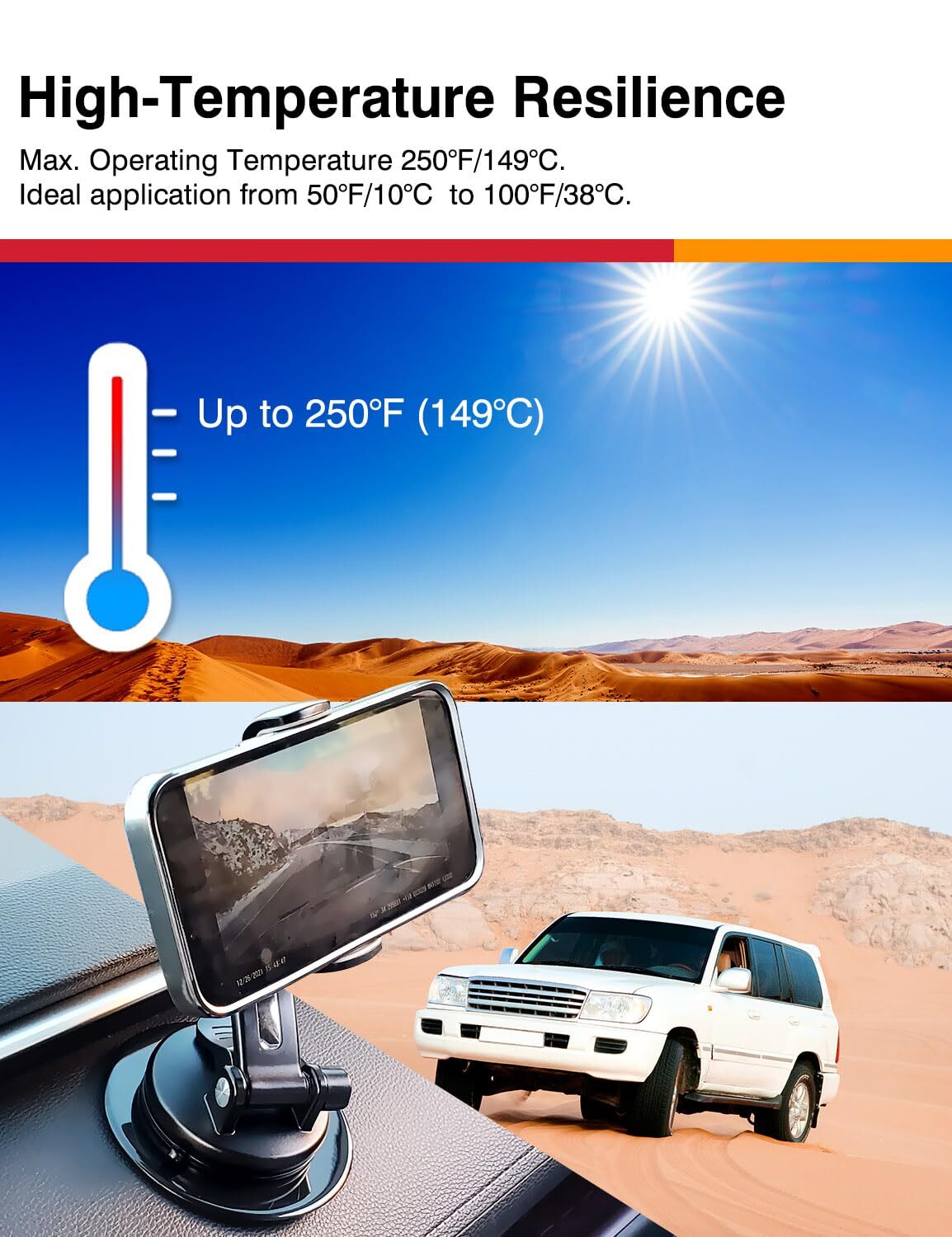 3M VHB Adhesive Dashboard Mounting Disk Set for Suction Cup Car Mounts – 3.74 in