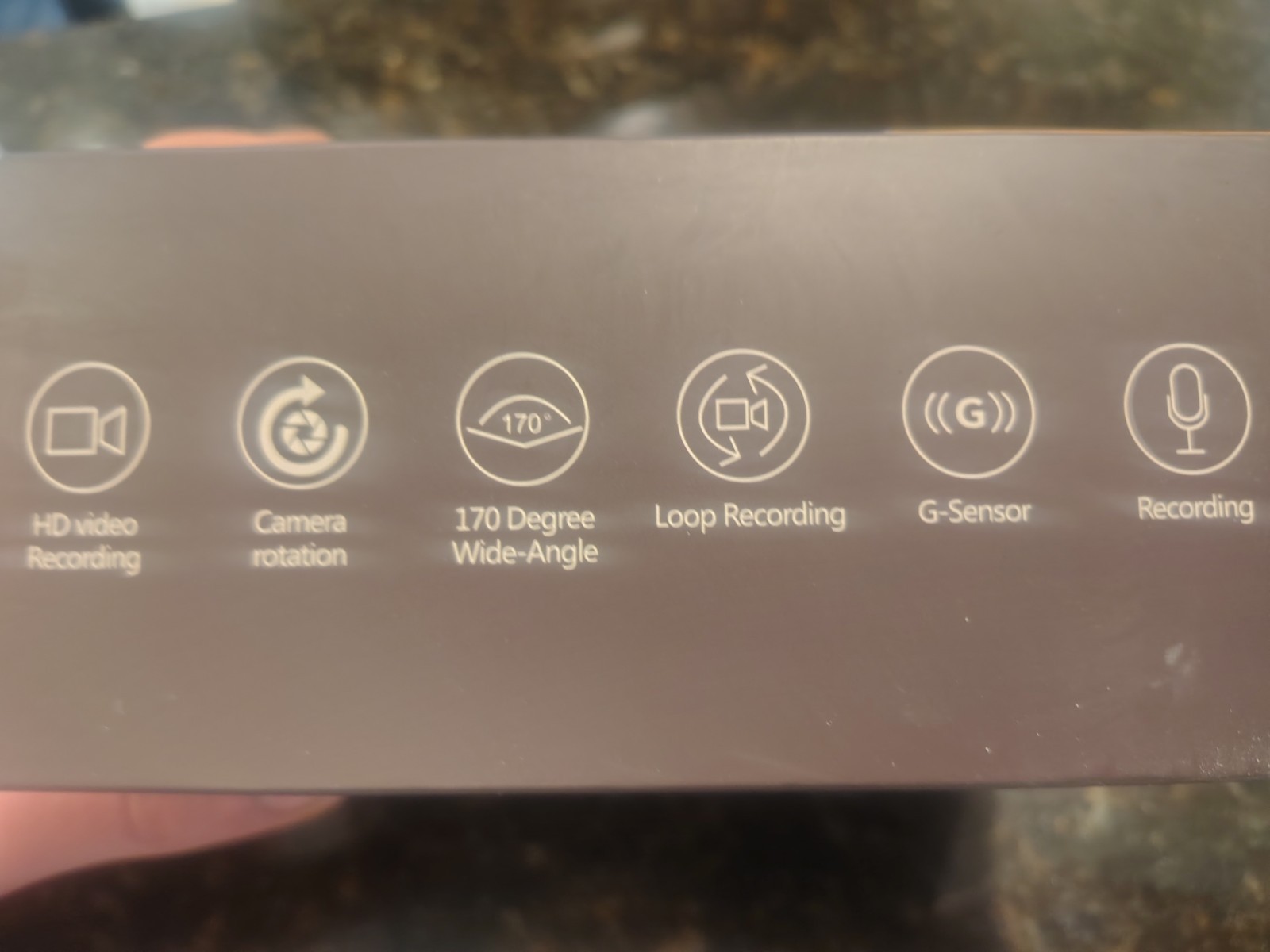 Three Channels 4K Dash Cam Full UHD 170° Wide-Angle Loop Recording G-Sensor