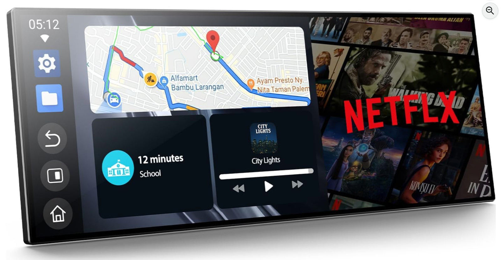 Volam 11″ Portable Wireless Apple CarPlay Auto Video w/ Netflix YouTube NEW