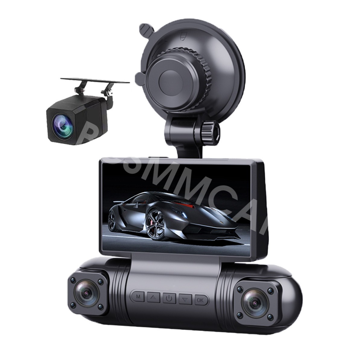 2K WIFI Dash Cam 4 Channel Front Rear Left Right Camera Car DVR Video Recorder
