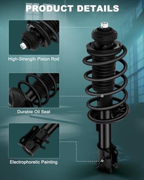 Front Rear Complete Struts Assembly Fit 2004-2011 for Chevy Aveo | Struts