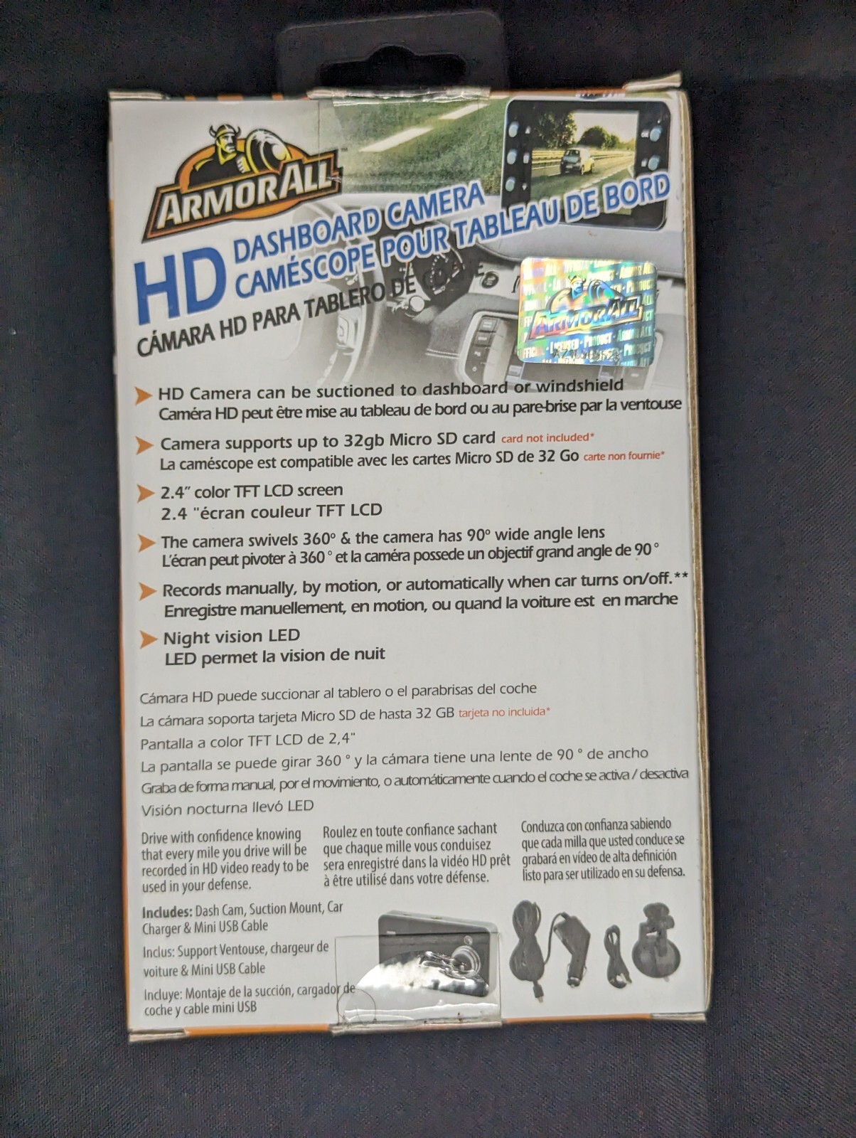 ArmorAll HD Dashboard Camera