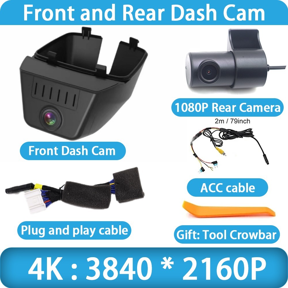 for BAIC Arcfox αS5 S5 2024 2025 2026 OEM 4K DVR Dash Cam Camera Video Recorder