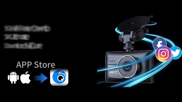 4K Dual Dash Cam Front & Rear, 5G WiFi, 3″ IPS Screen, UHD Night Vision, 170° Wi