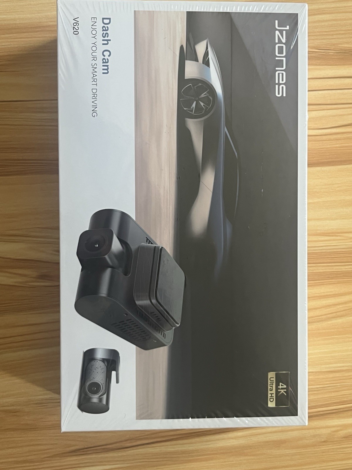 JZONES 4K Dash Cam Front and Rear w/64GB Card
