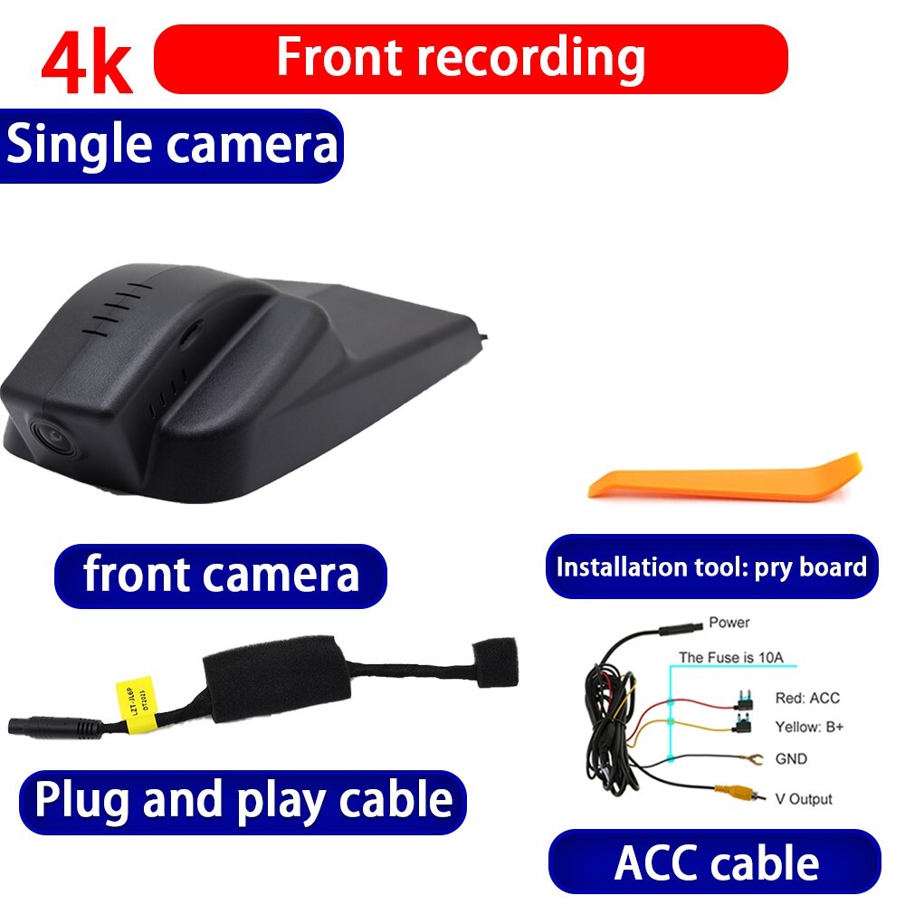 4K 2160P Wifi DVR Dash Cam Camera for Proton X70 Farizon FX BelGee X70 2018-2024