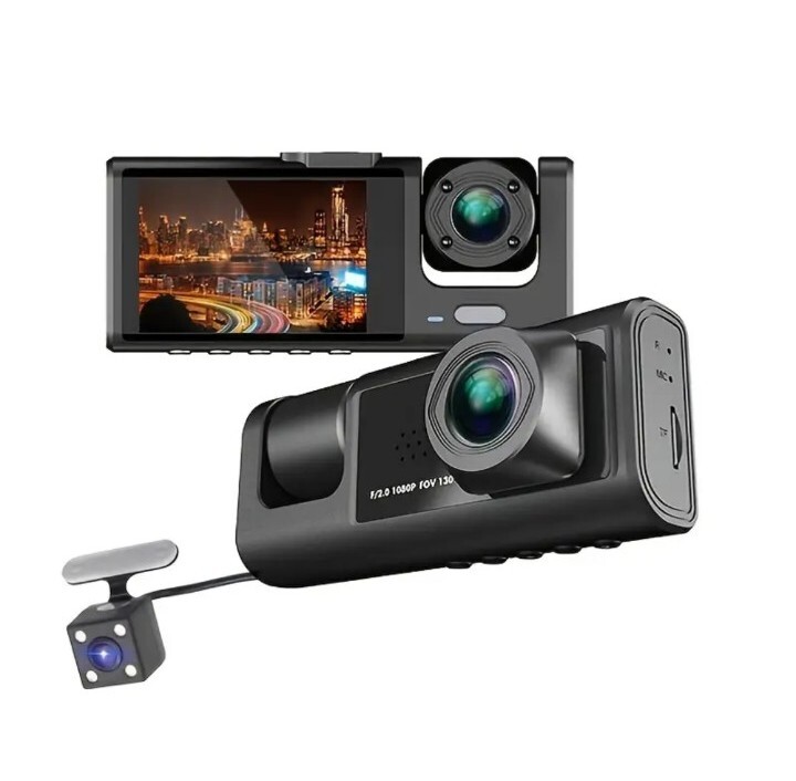 3 channel dash cam