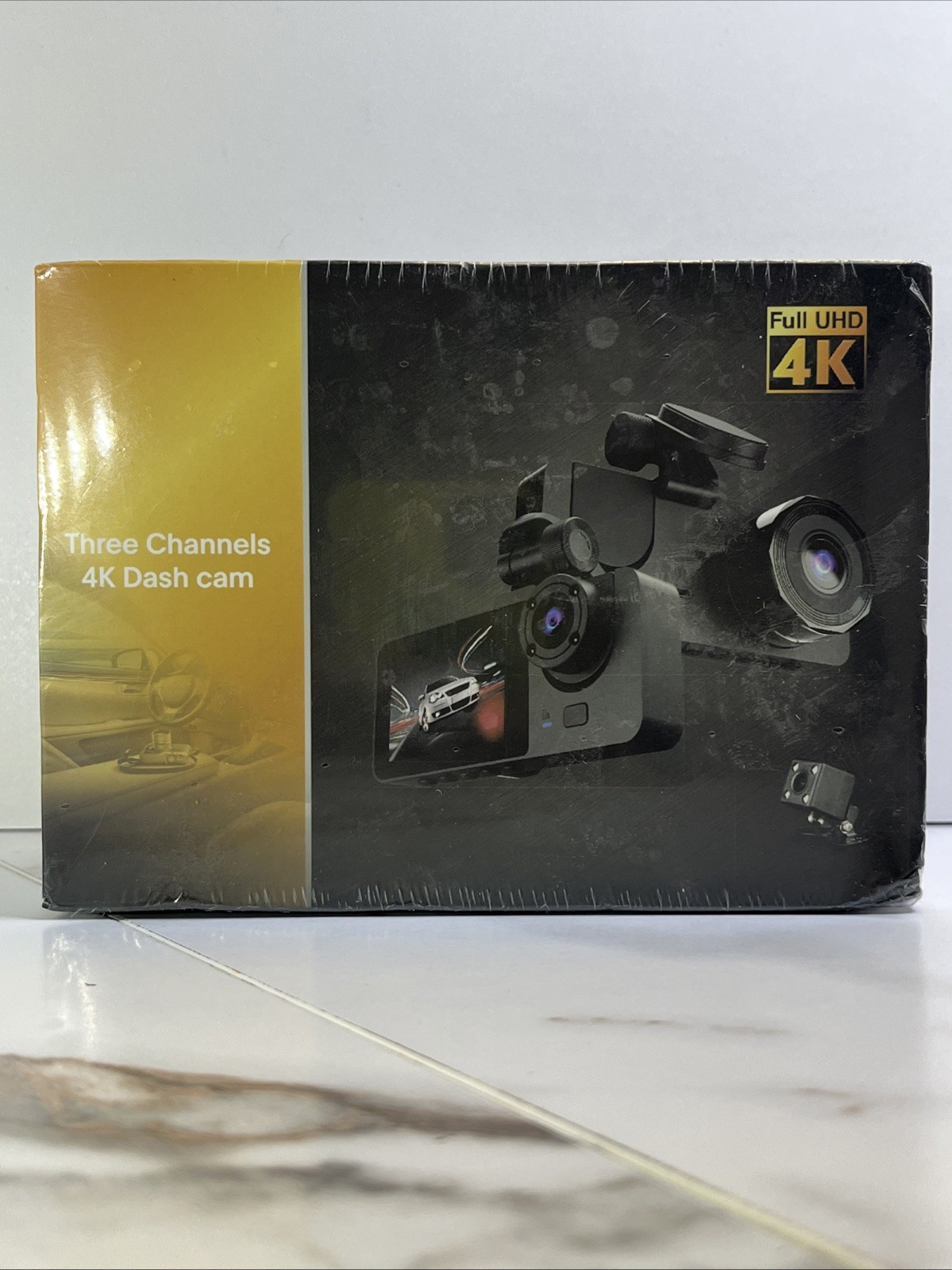 Dash Camera for Cars,4K Full UHD Front Rear 32GB Card
