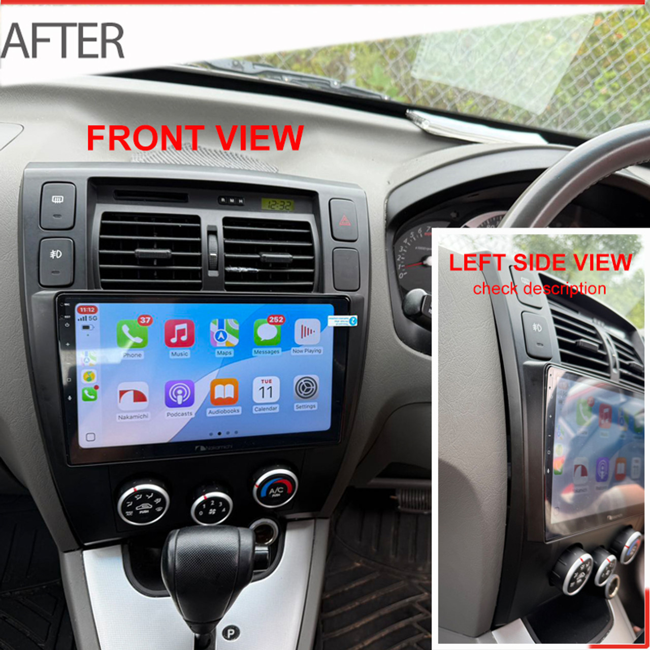 10” Apple Carplay & Android Auto Upgrade Head Unit For Hyundai Tucson 2004-2009