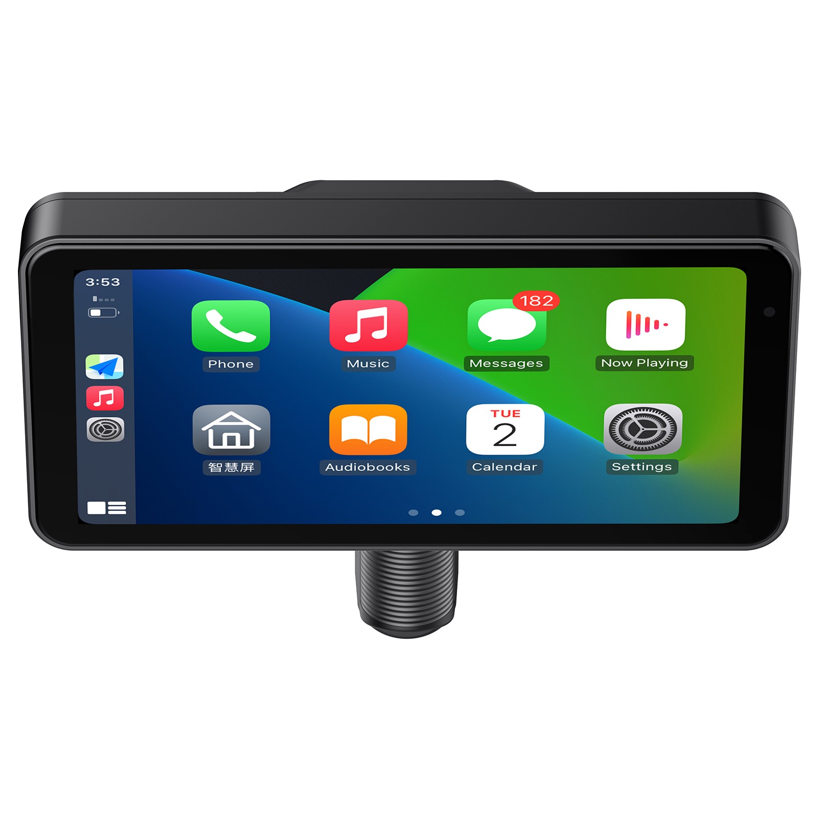 6.25″ Motorcycle GPS Navigator Wireless CarPlay Android Auto with HD Camera IP67