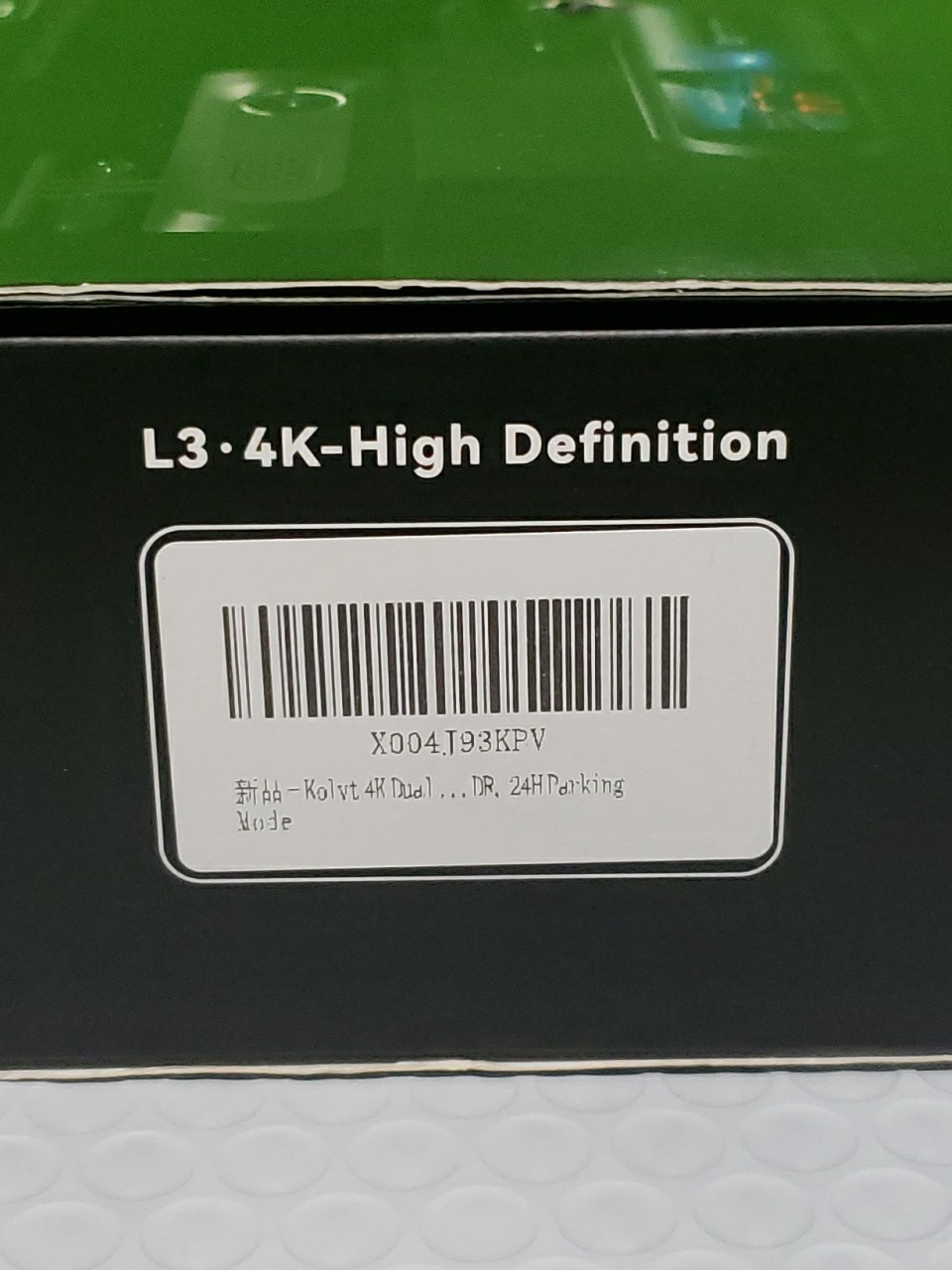 4K Ultra HD Dual Channel Dash Cam Open Box