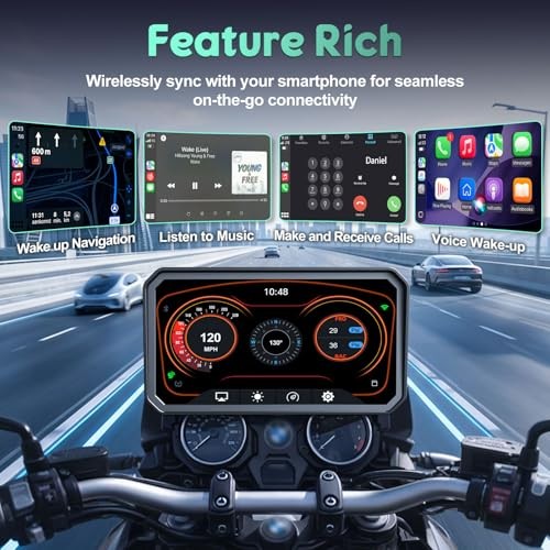 LBW Motorcycle Carplay 6in BMW Wonder Wheel Waterproof
