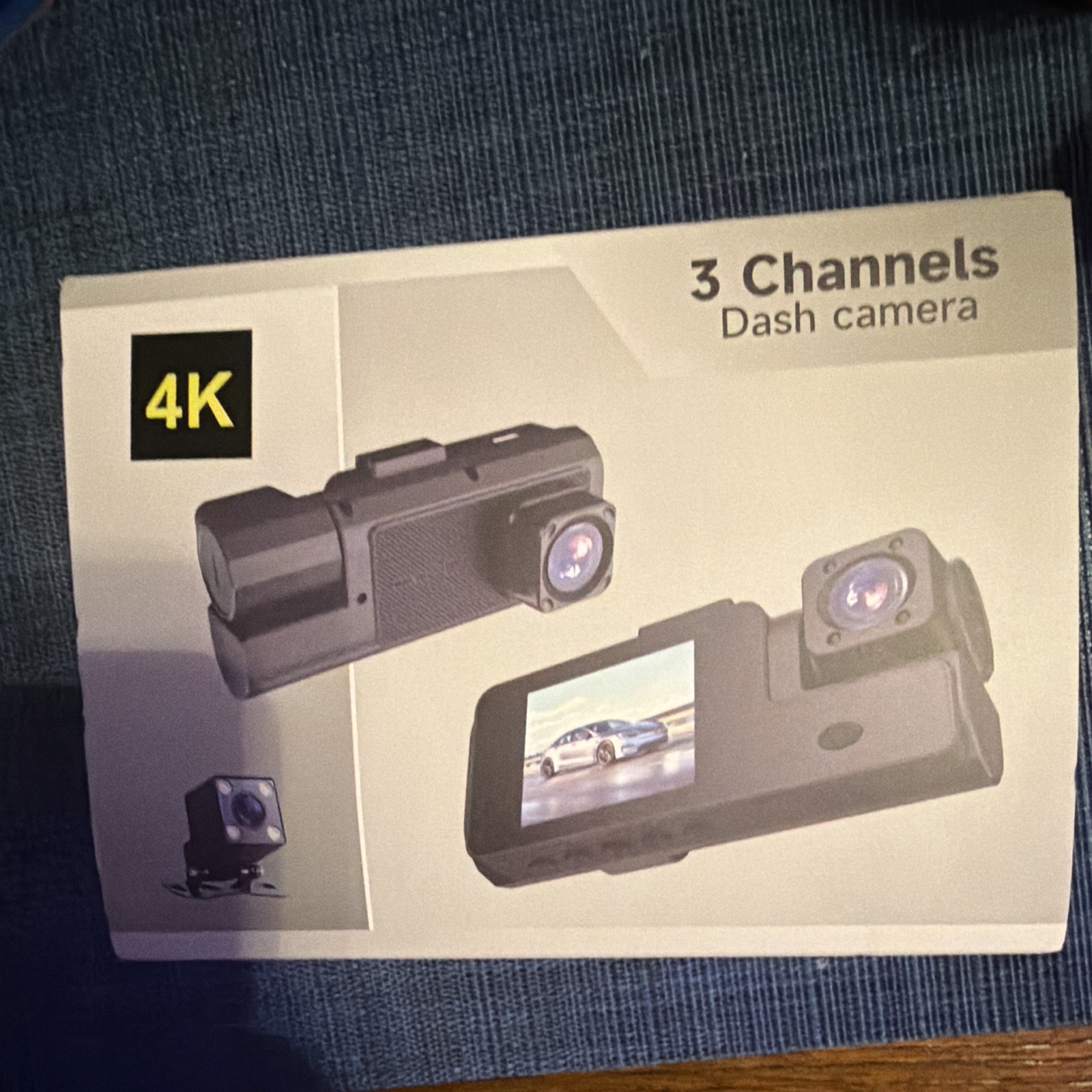 4K 3-Channel Dash cam new in box &1 opened dash cam🔥