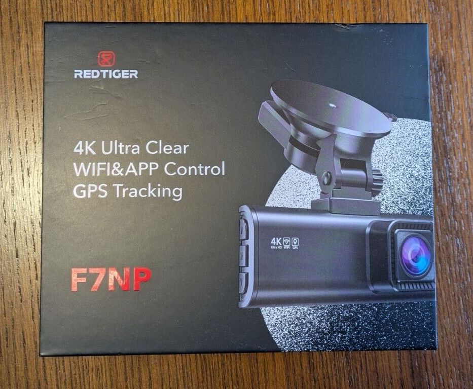 4K Dash Cam – REDTIGER F7NP Dash Cam Front & Rear Built-In WiFi & GPS