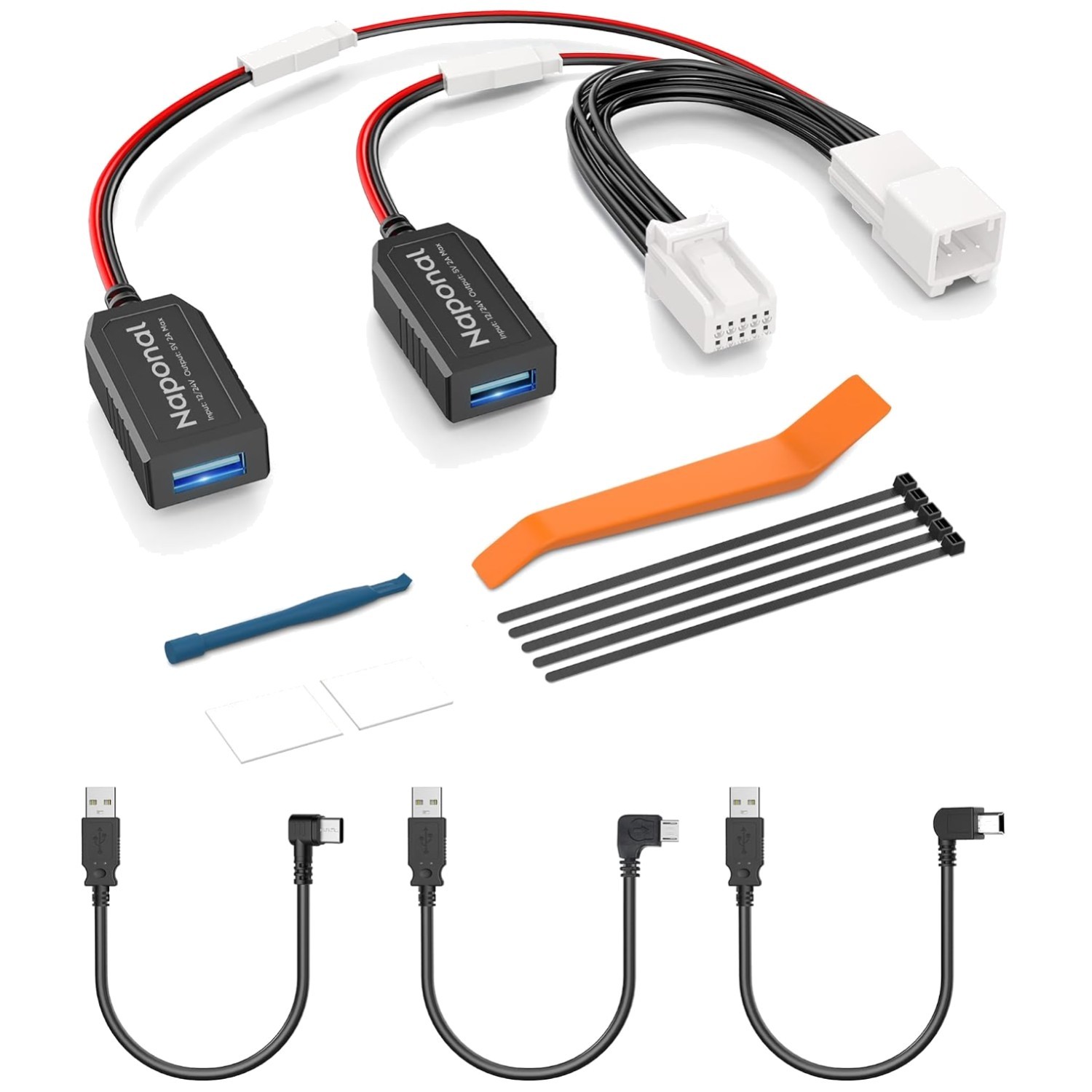 Hidden Dash Cam Charger for Toyota/Lexus/Subaru