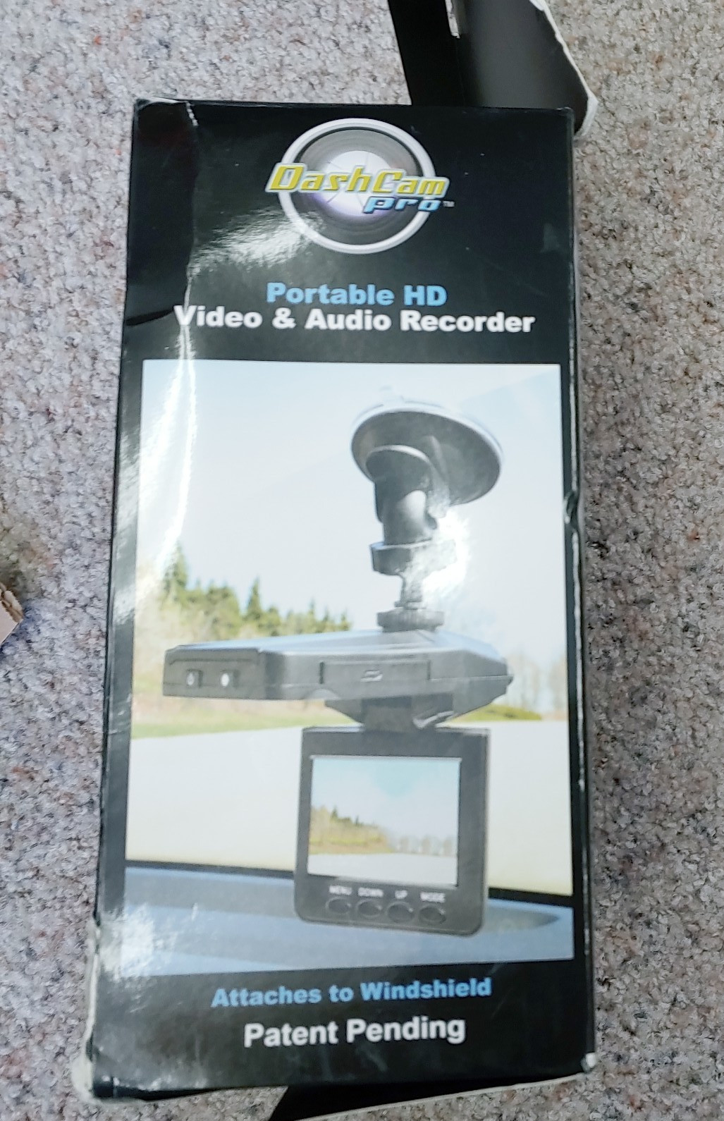 Dash Cam Pro Camera InvenTel As Seen On TV Complete Dash Camera Video-NEW