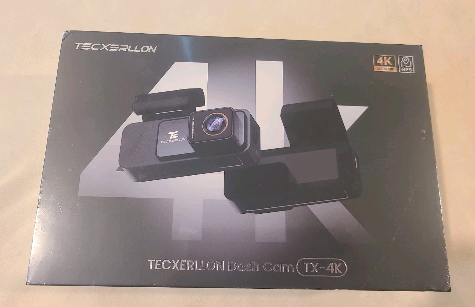 TECXLERON Dash Cam, 4K Full HD Dash Camera TX-4K – New Sealed
