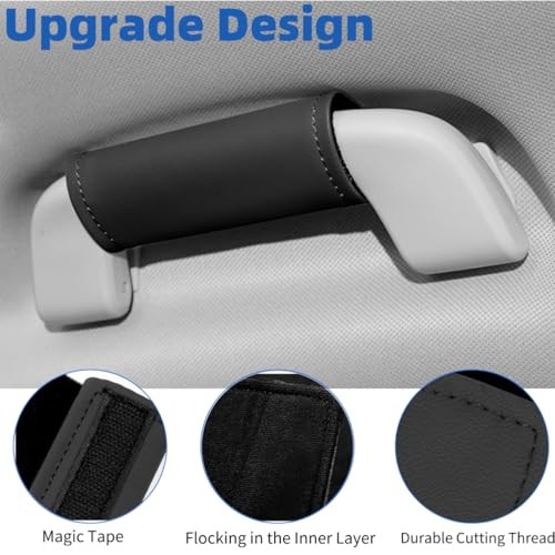 Cars Grab Handle Cover,Door HandleCovers for Car Inside Door 2 PCS Beige