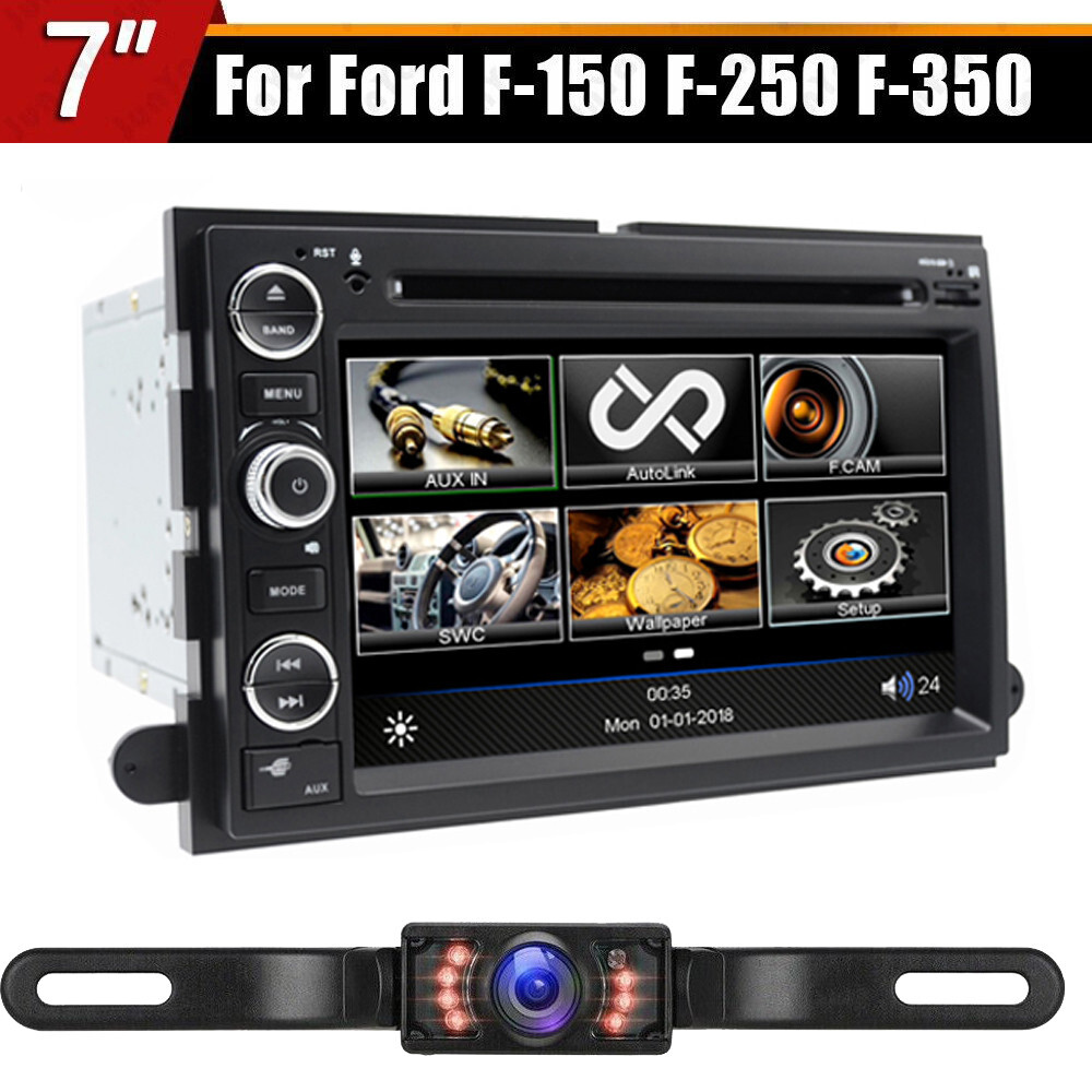 7” DVD CD Player Car Stereo Radio GPS Unit For 2004-2008 Ford F150/250/350 map