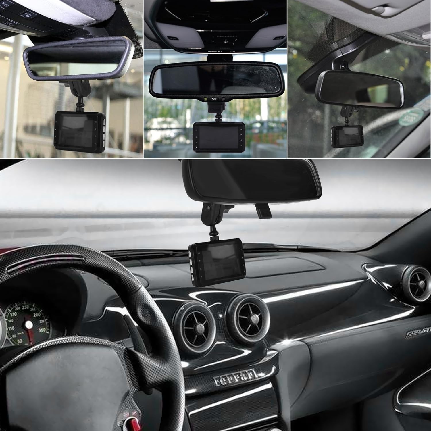 Dash Cam Mirror Mount , with 16 Different Joints, Compatible with APEMAN, UGS…