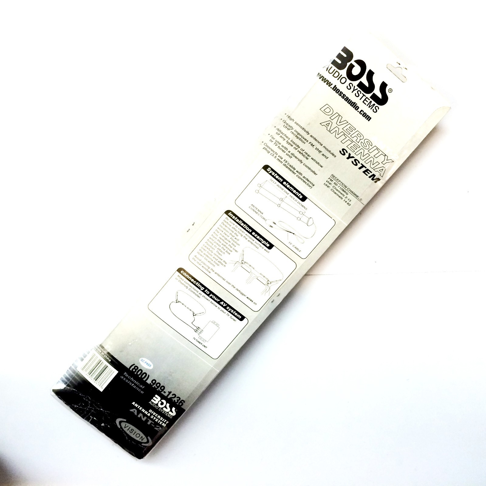 Boss ANT-2, 4-Channel Diversity Antenna System,791489310376