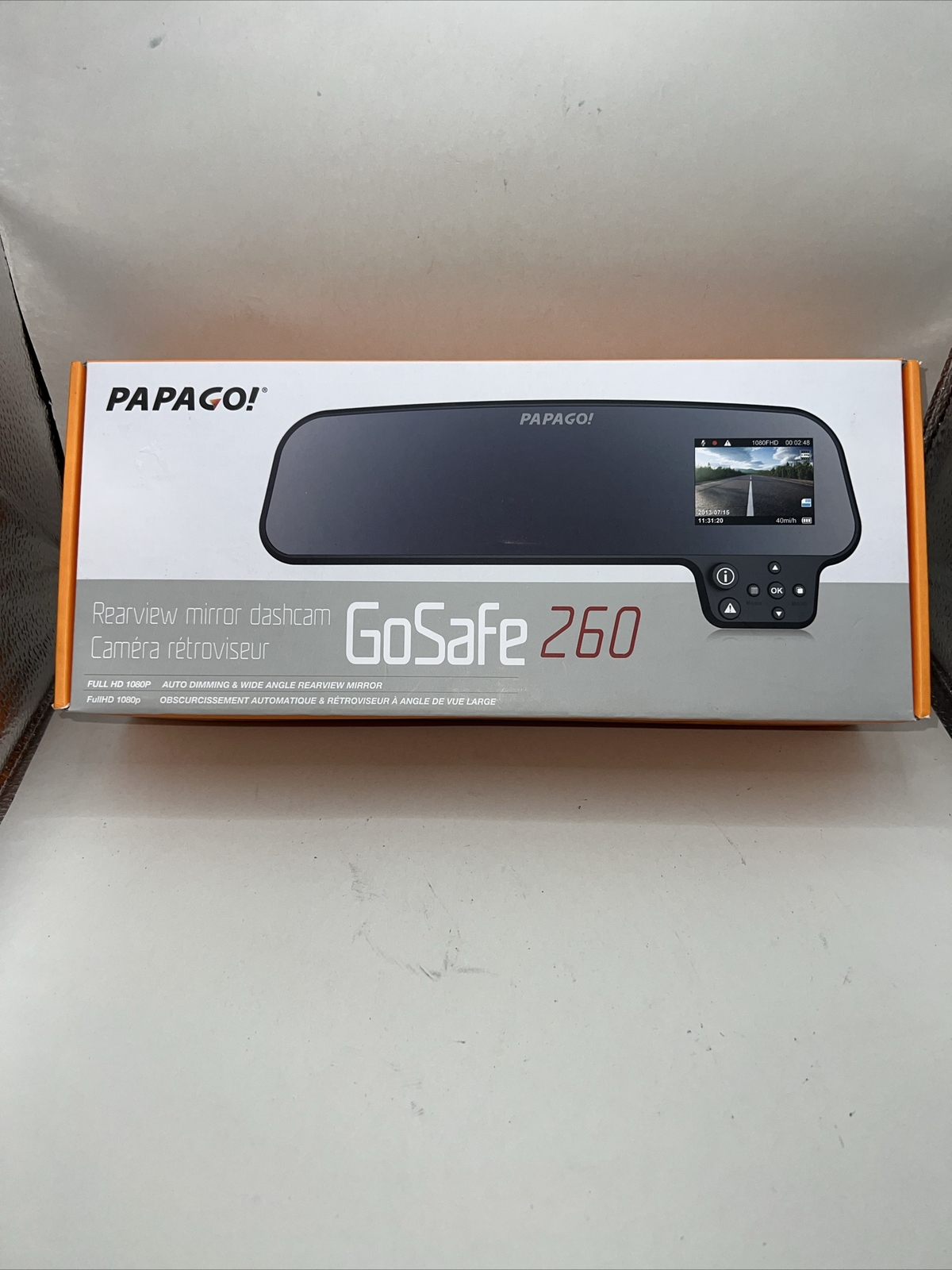 Papago GoSafe 260 Rearview Mirror Car Dashcam, Camera