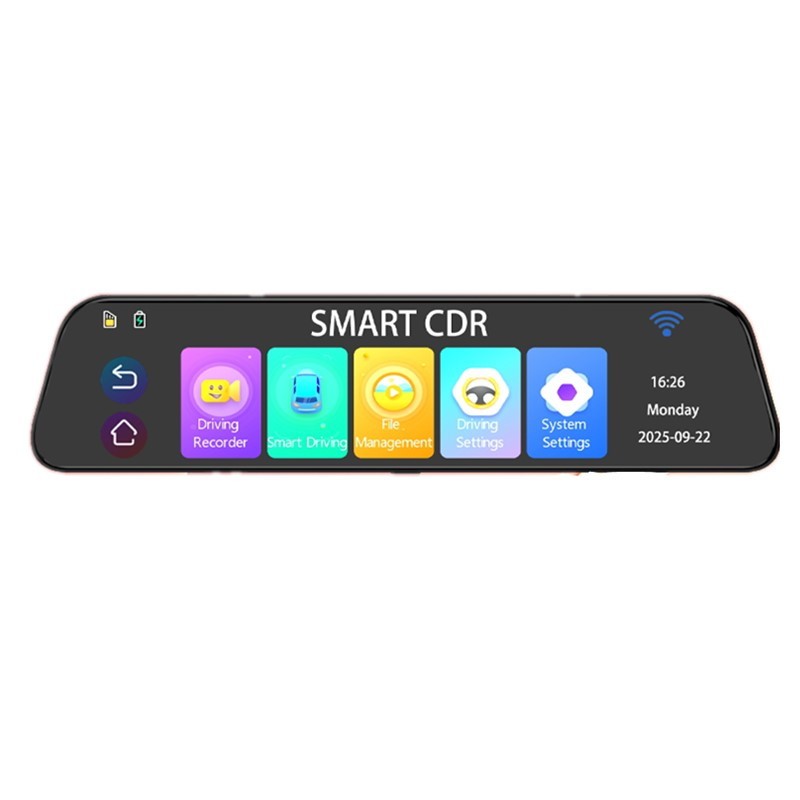 Car Mirror 4 Channels Video Recorder Camera WIFI ADAS BSD Blind Spot Detection