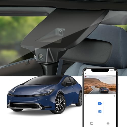 4K Dash Cam Suitable for Toyota Prius 2023-2026 & Prime Plug-in Front 4K Only