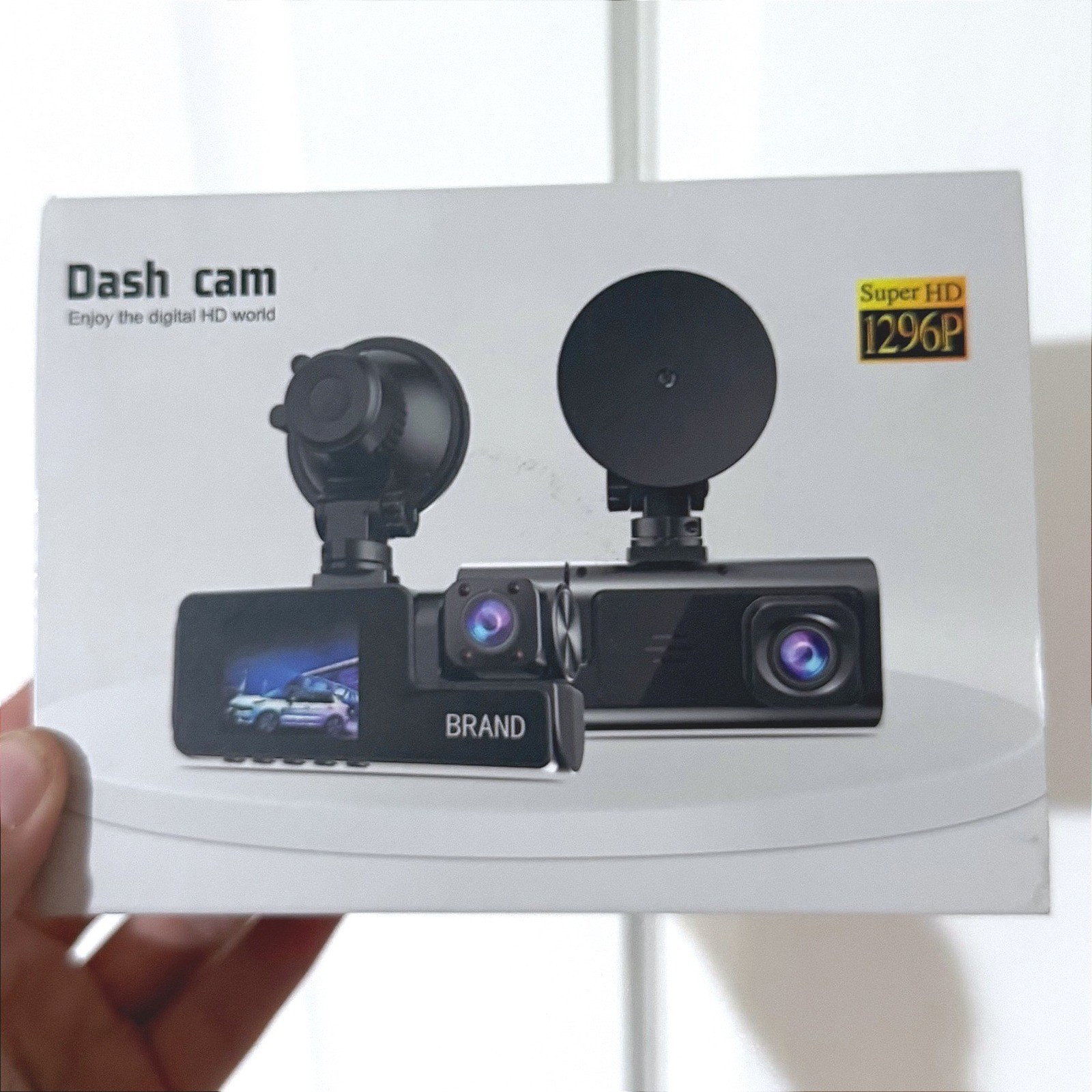 Vehicle BlackBOX DVR Dash Cam Super HD 1296P Dual Lens 170 Wide Angle G-Sensor