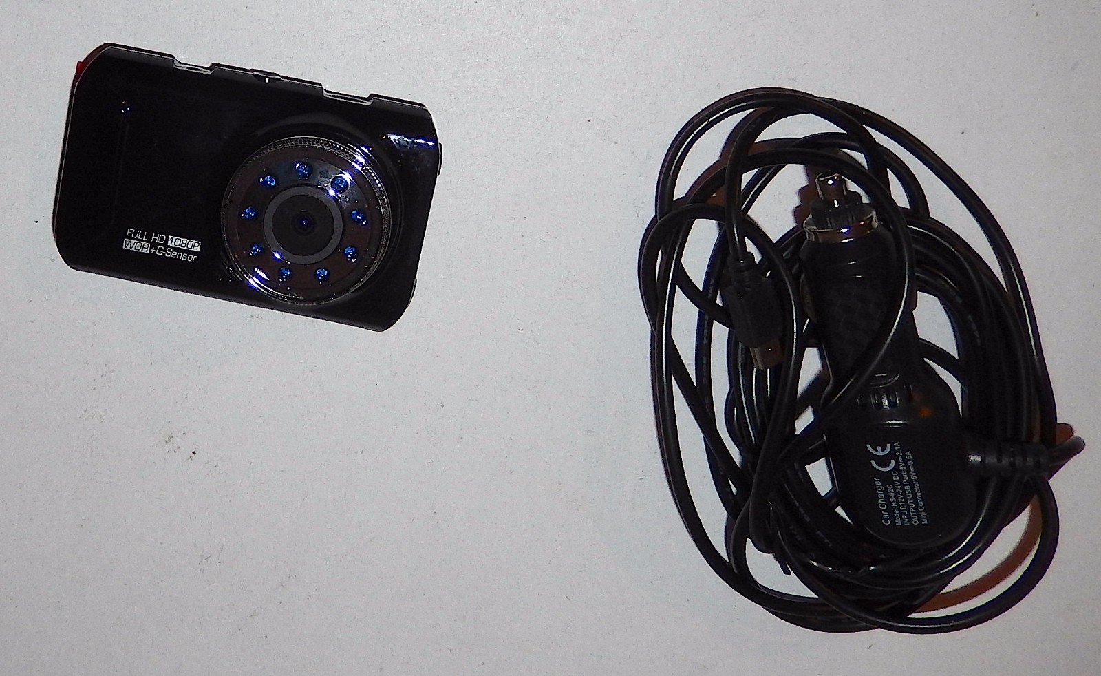 Hisili 3″ LCD Dash Cam, Full HD 1080P, Wide Angle Car Dashboard Camera, NO BOX