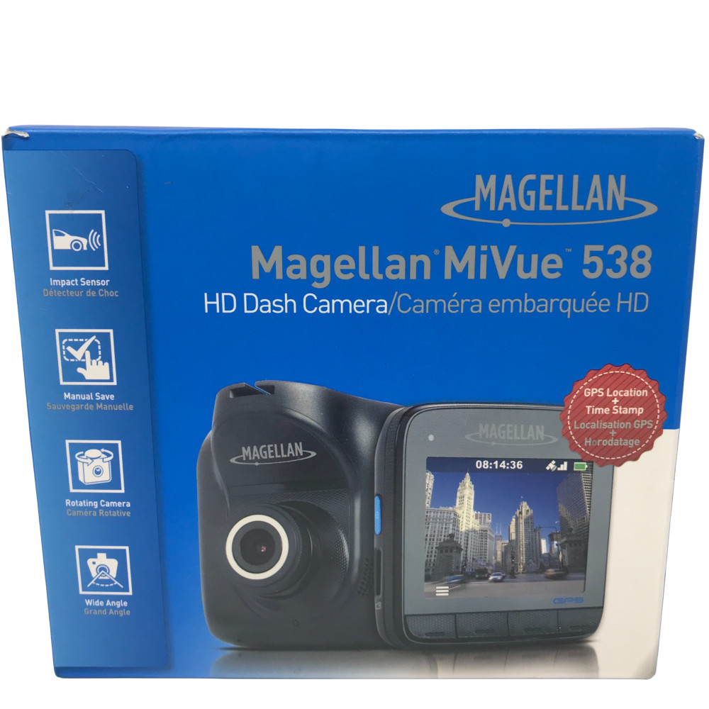 Magellan MiVue 538 1080p HD Dash Camera with 2.4″ Display