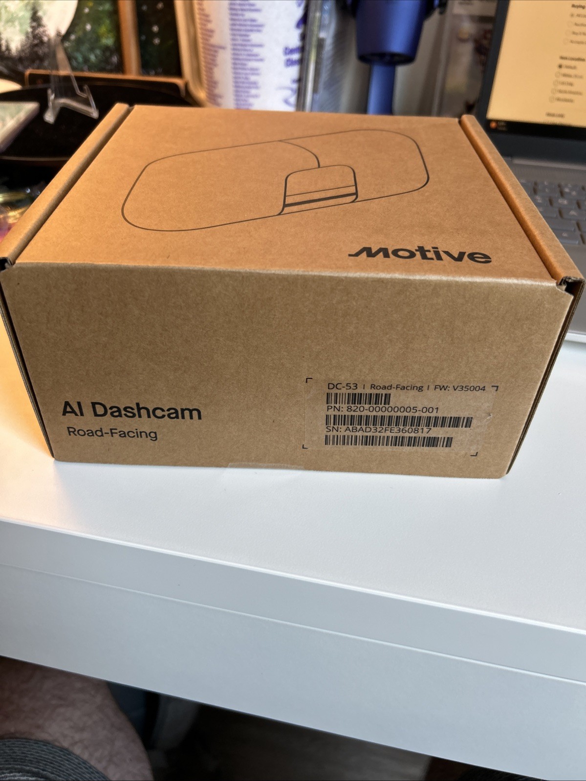 Motive DC-53 AI Dash Cam Road-Facing (SEALED NEW)