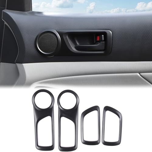 Aunginsy Car Inner Door Handle Panel Frame Trim Compatible with Matte Black
