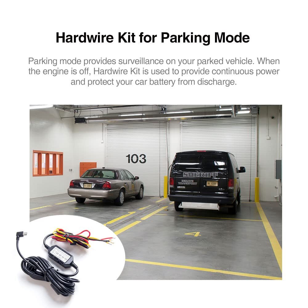 HK4 Hardwire Kit with 8pcs Full Set Circuit Fuse Tap -C Port for A119MINI /A1…