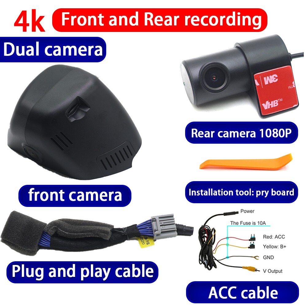 4K HD 2160P DVR Dash Cam Camera For Honda ZR-V ZRV HR-V HRV HR ZR V RZ 2022-2025