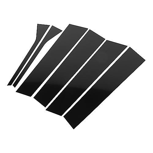 6 Pcs Windshield B Pillar Trim Exterior Garnish Front Rear Left Right for