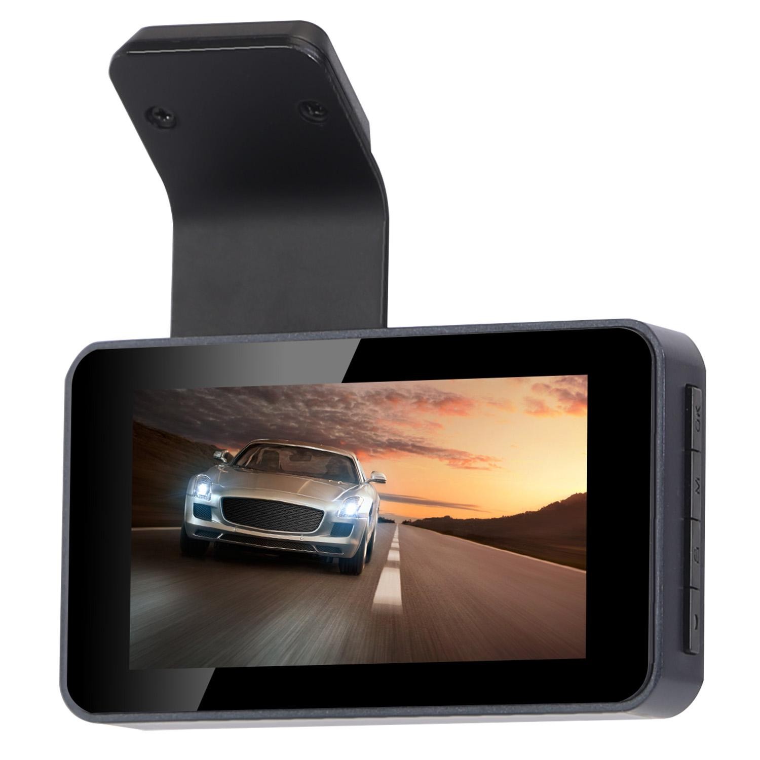 1080P Dual Lens Dash Cam Vehicle Driving Recorder Car DVR w/ WiFi GPS G-Sensor