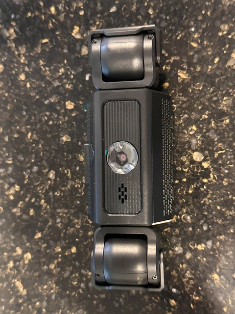 Vehicle Quad Dashcam Compact 4 Way W/Internal Memory (B7) New open box