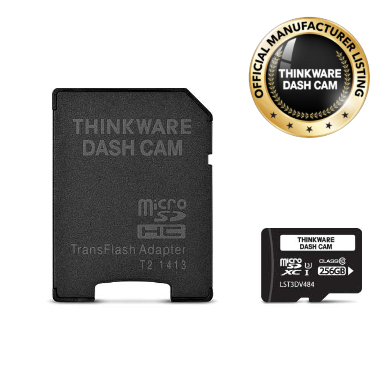 THINKWARE 256 GB MicroSD Card TWA-SMU256TLC UHS-I (Official Manufacturer)