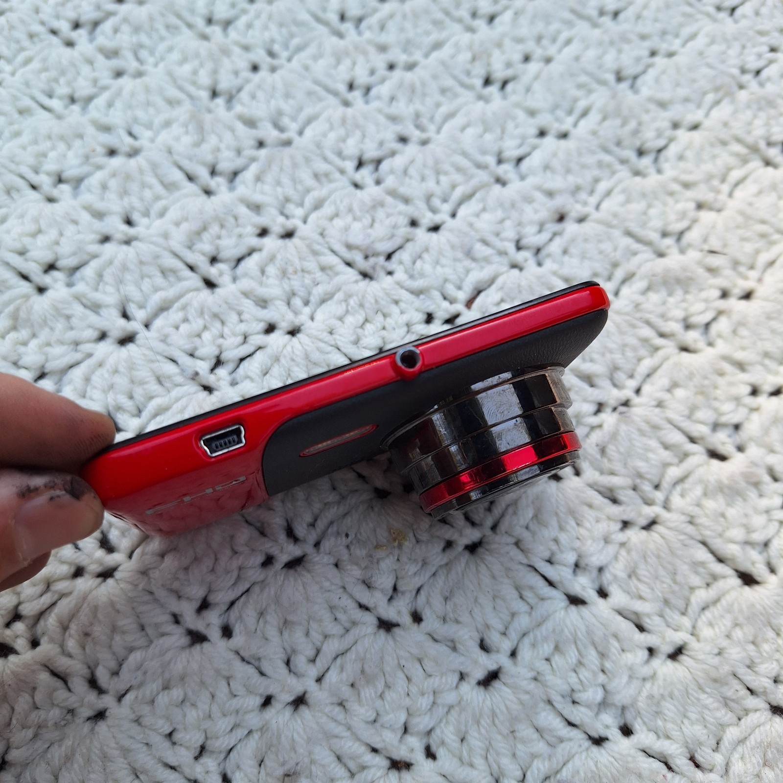 Minolta MNCD42 Dash Cam 1080p HD 4″ LCD Red – Untested