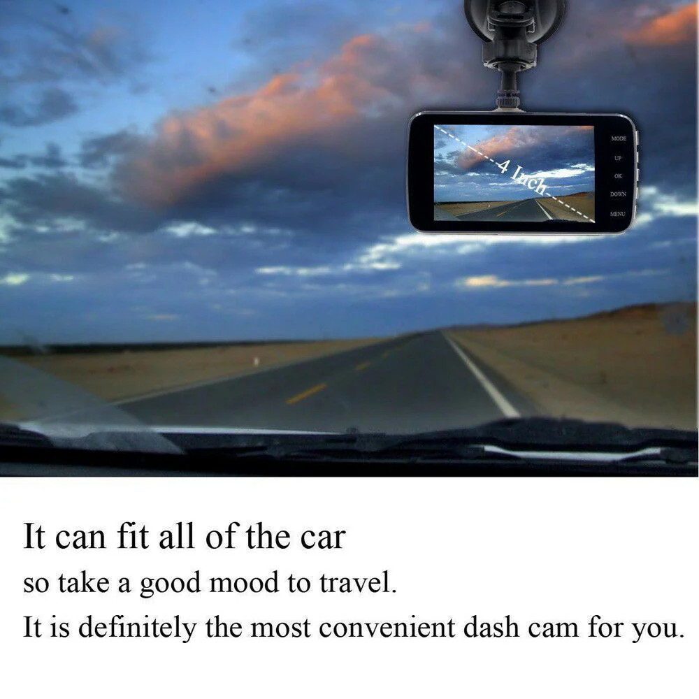 Car Camera with G, Auto Shut-Off 400MAH for Car Truck